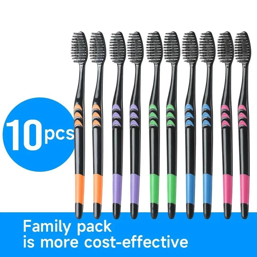 Bamboo Toothbrush - Lot de 10 brosses à dents