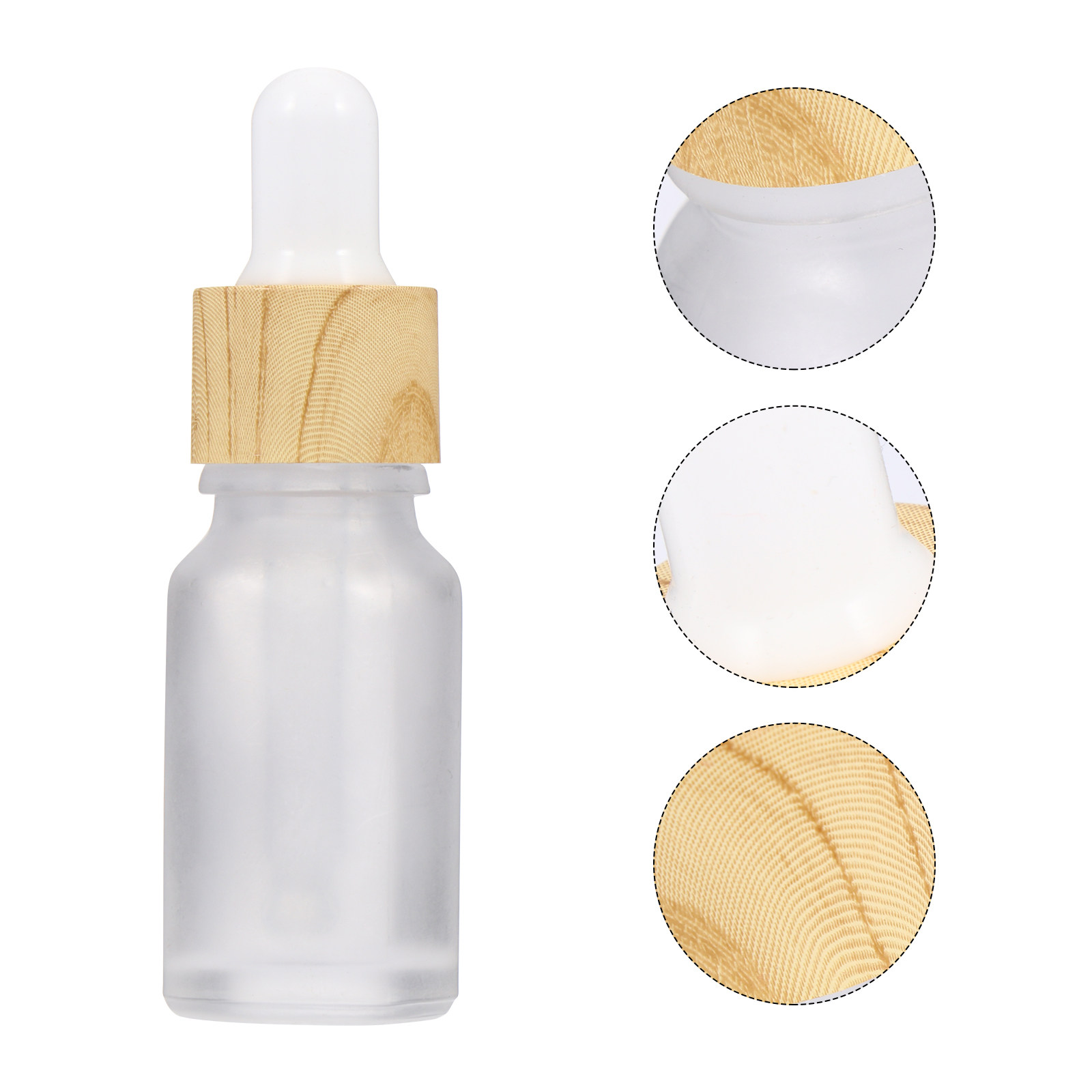 Reusable Bottle - 4 flacons compte-gouttes en verre pour
