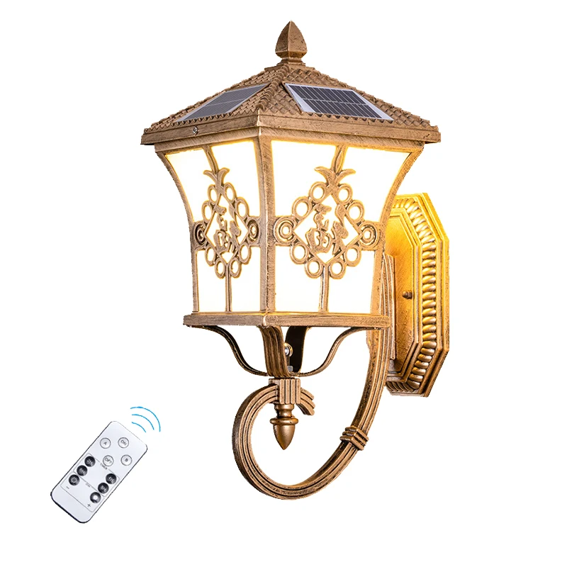 Solar Garden Light - Lampes solaires d'extérieur de style européen
