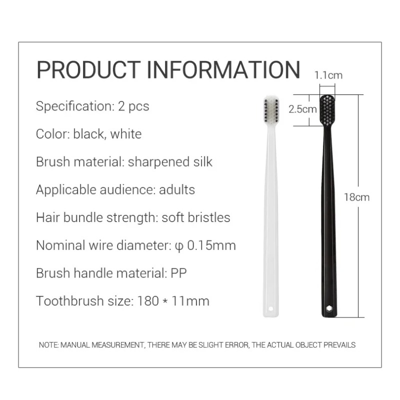 Bamboo Toothbrush - Lot de 2 à 10 brosses