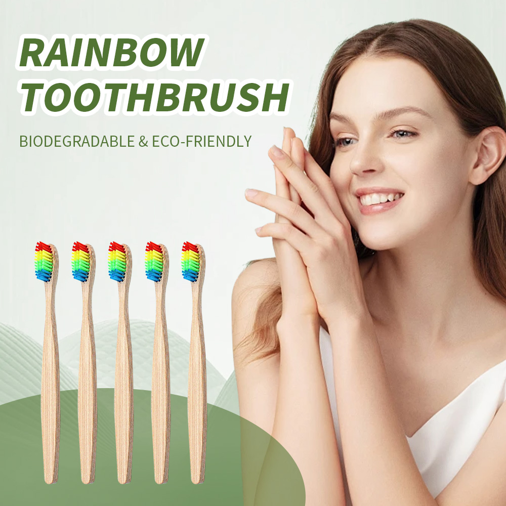 Bamboo Toothbrush - Lot de 10 brosses à dents