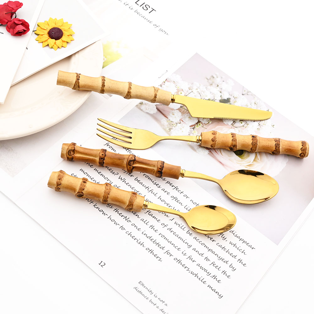 Drmfiy-Ensemble de Couverts en - Bamboo Cutlery avis et prix