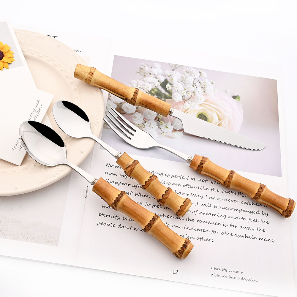 Drmfiy-Ensemble de Couverts en - Bamboo Cutlery avis et prix