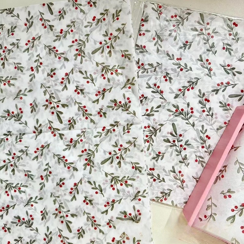 Papier fin Holly, Berry, 30 pi - Beeswax Wrap avis et prix
