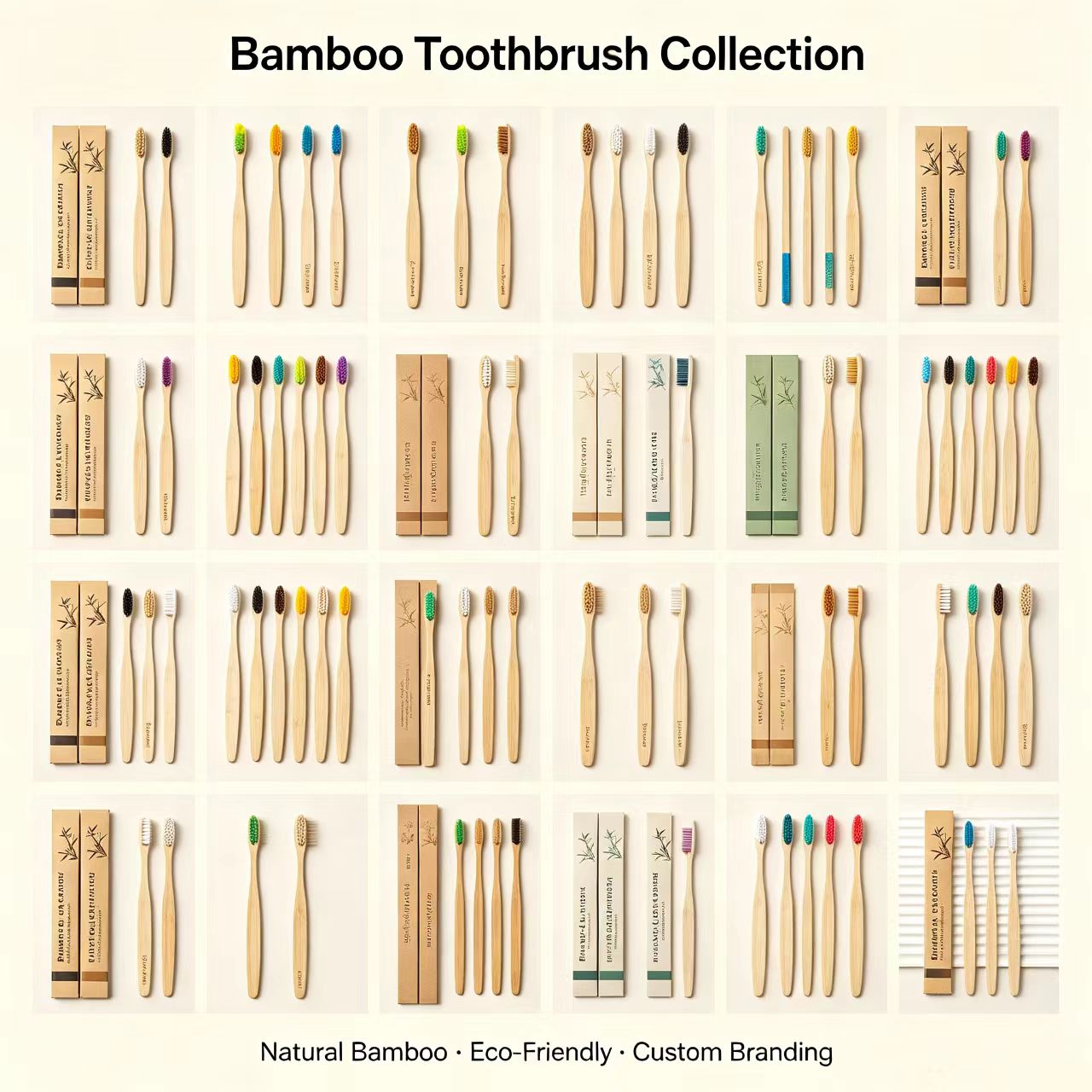 Brosses à dents en bambou, 100 - Bamboo Toothbrush avis et prix
