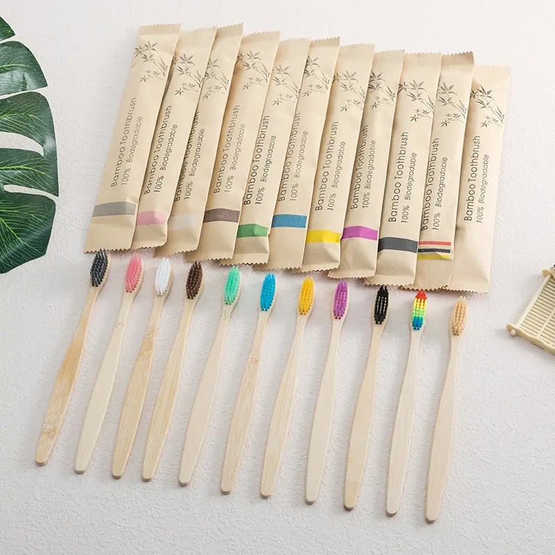 Lot de 10 brosses à dents en b - Bamboo Toothbrush avis et prix
