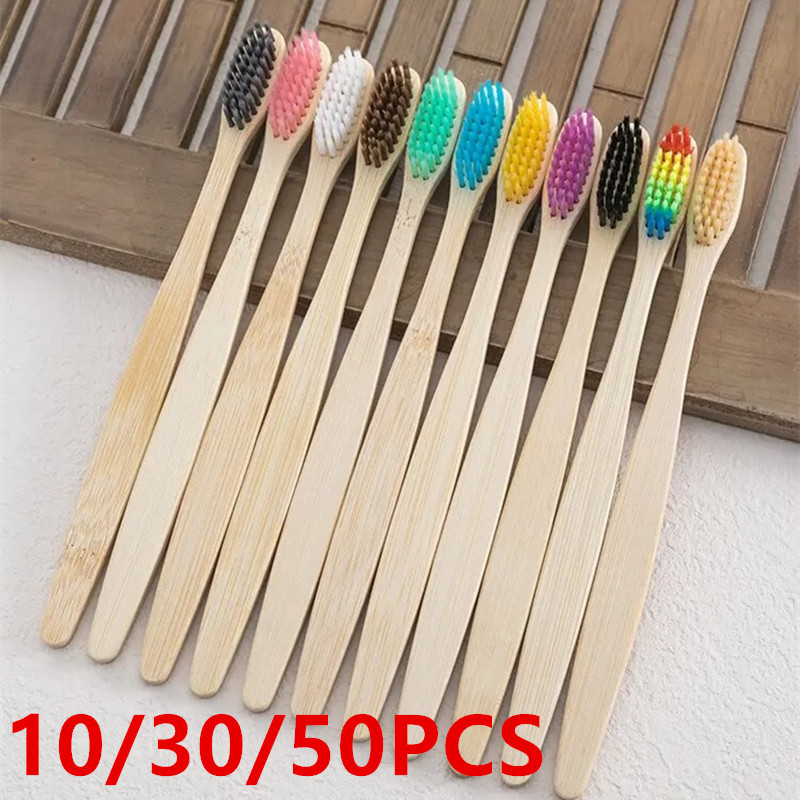 Lot de 10 brosses à dents en b - Bamboo Toothbrush avis et prix