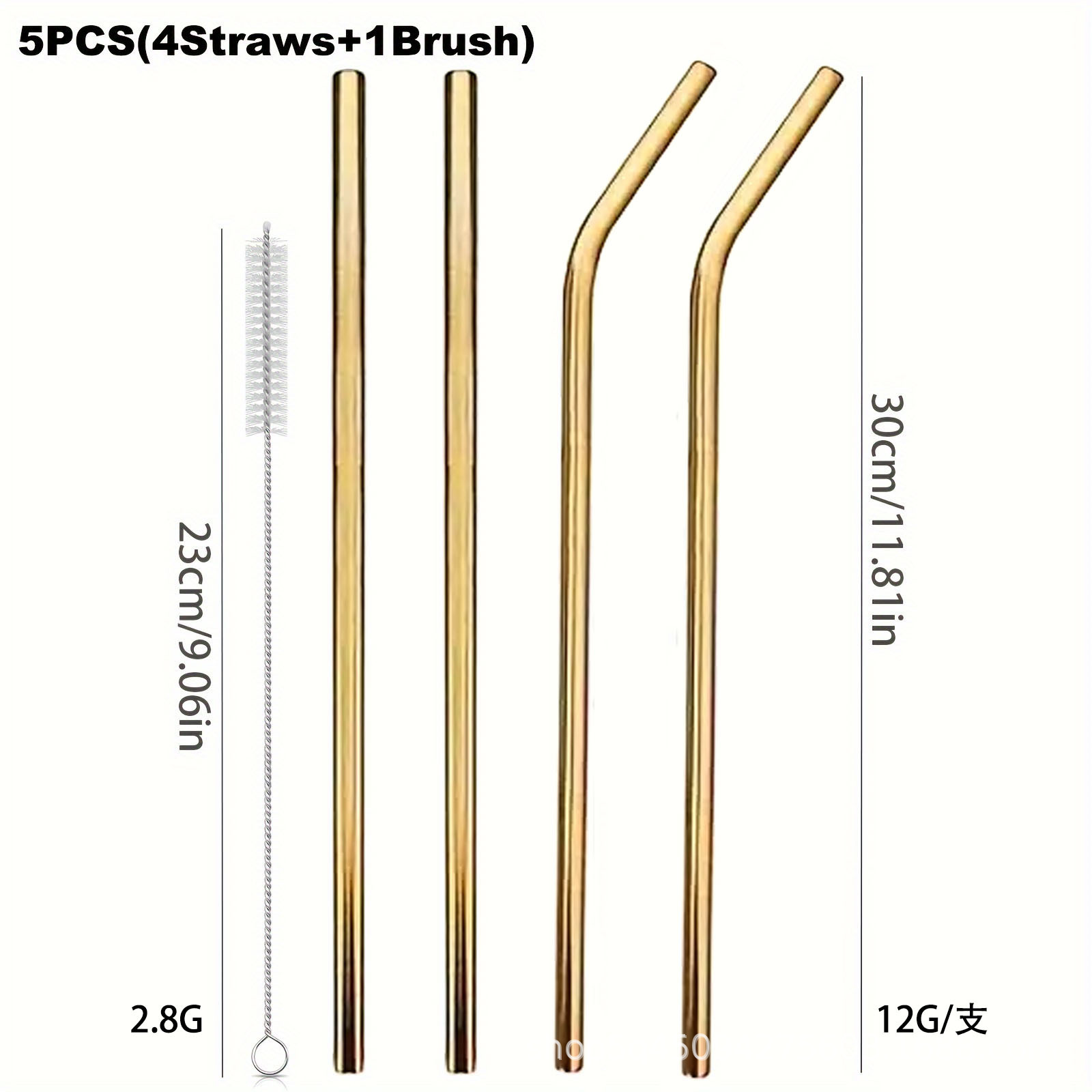Pailles réutilisables en acier - Reusable Straw avis et prix