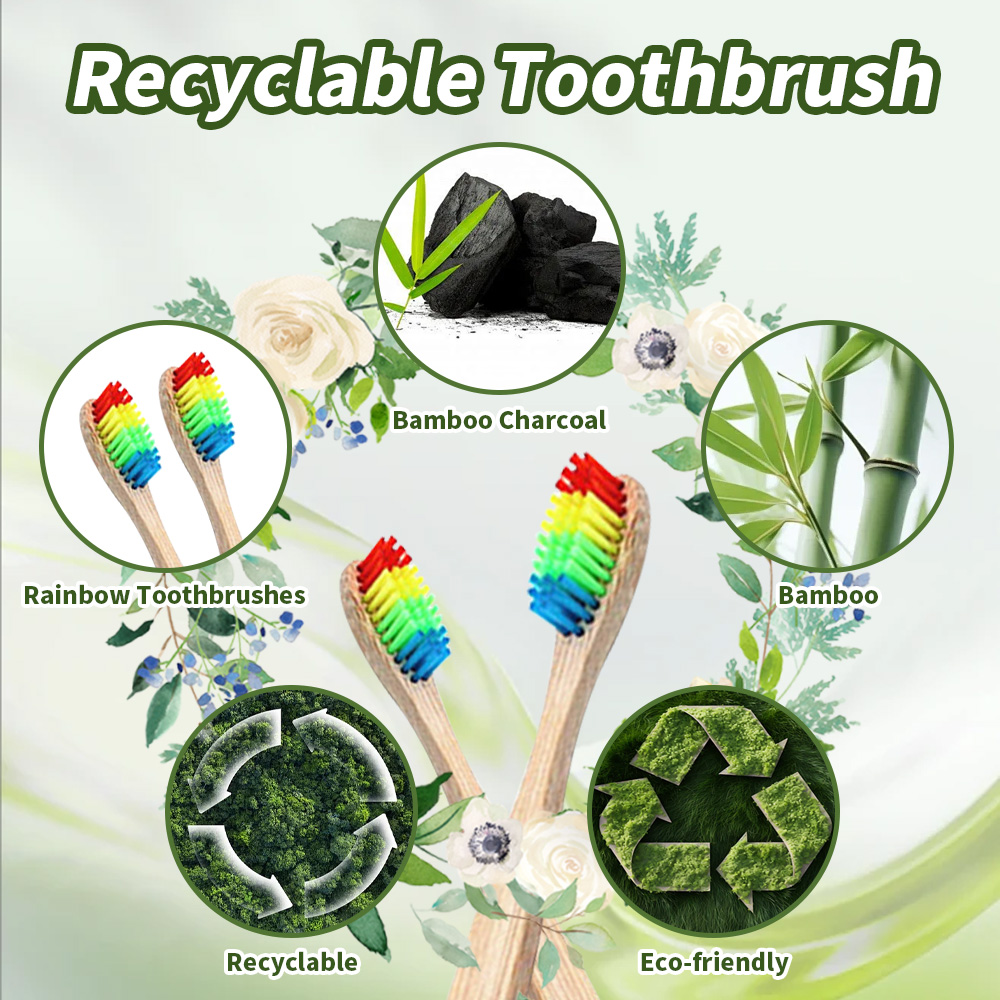Lot de 10 brosses à dents en b - Bamboo Toothbrush avis et prix