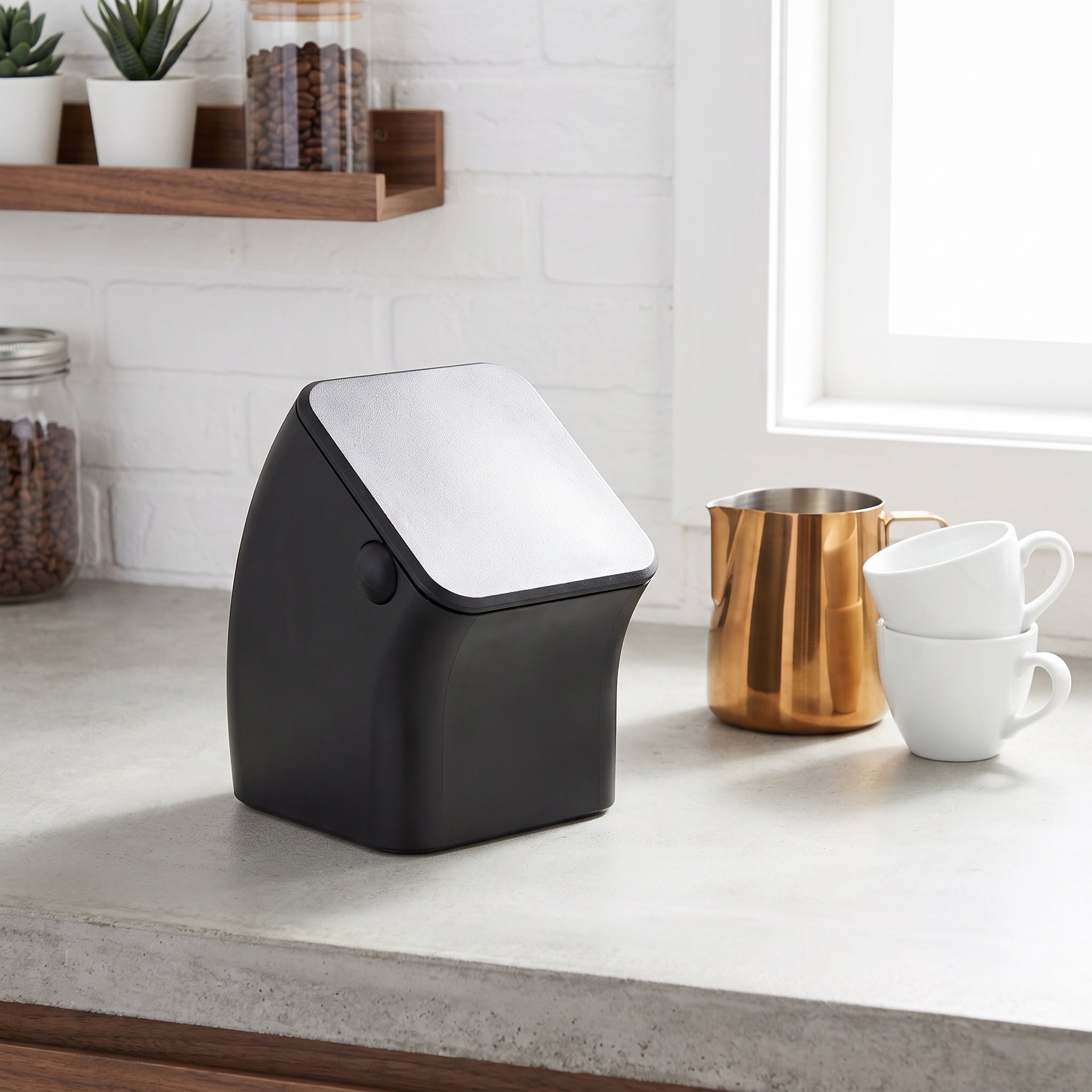 Boîte à marc de café carrée, b - Compost Bin avis et prix